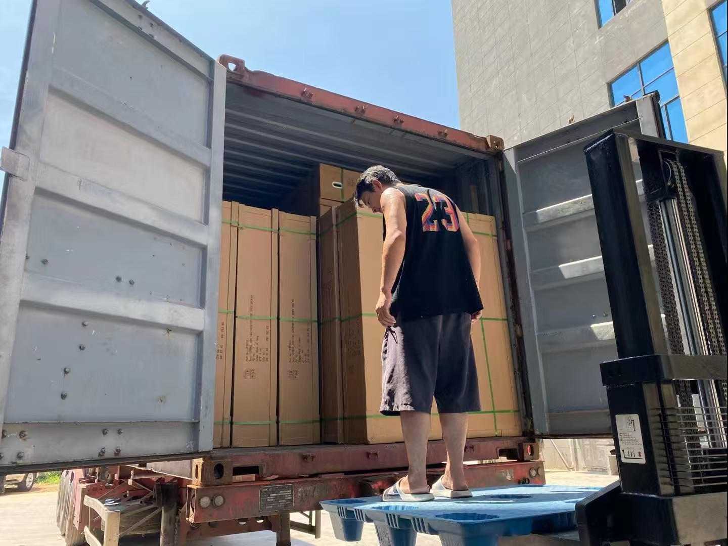 mais recente caso da empresa sobre 20ft Terminado após o Ano Novo Chinês Holiay