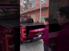 Manual Pickup Truck Bed Aluminum Hard Retractable Tonneau Cover for Ford