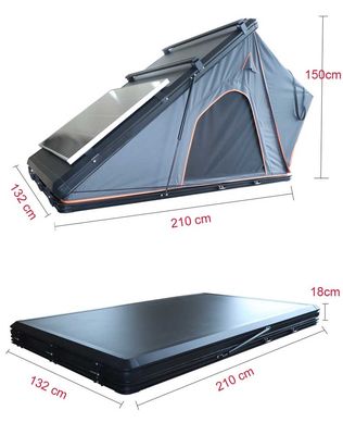 Pop Up Rainproof Rtt Hard Shell Tent Large Space With Storage Bag