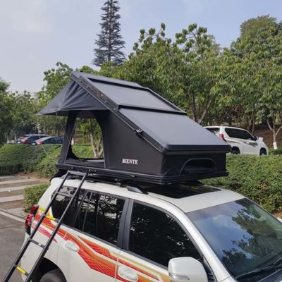 Large Green Clamshell Hard Shell Car Tent 4 Person Car Top Tent