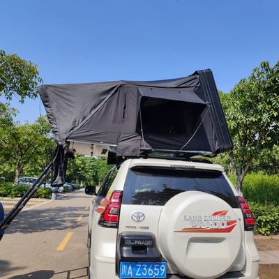 4 Season Foldable Rooftop Camping Tent Waterproof With Aluminum Shell Material