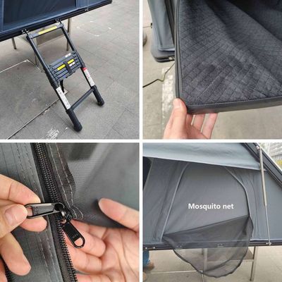 Clamshell Free Ladder Hard Shell Rooftop Tent 210*132*150cm Open Size