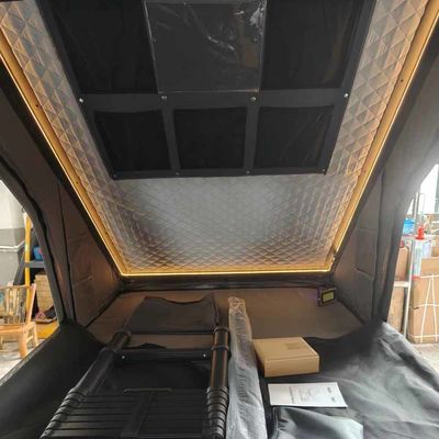 3-4 Person Easy Install Rooftop Clamshell Tent Hard Cover Rooftop Tent