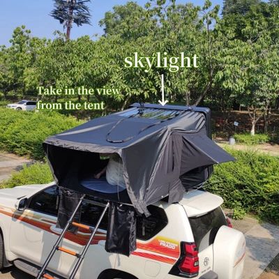 Hard Shell Aluminum Side Open Roof Top Tent 4 Season Sunproof Customazible