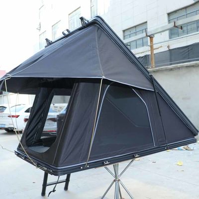 Overland Aluminum Camping Car Roof Tent With Telescopic Ladder