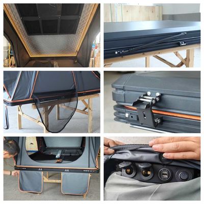4x4 Black Truck Camping Car Roof Tent 210*132*150cm Open Size