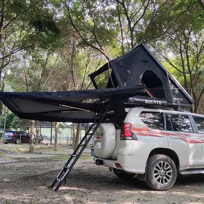 UV Resistant Waterproof Hard Shell Rooftop Tent 3-4 Person For 4x4 Camping