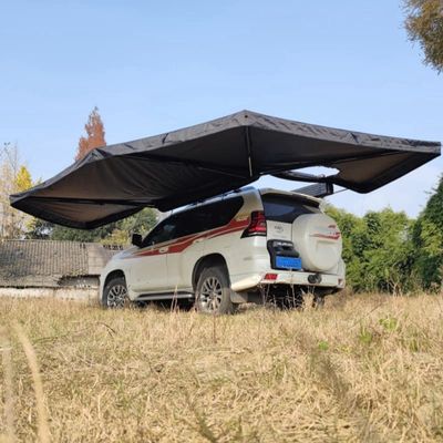 Free Standing Foxwing 270 Degree Awning Self Supporting Car Side Awning Black