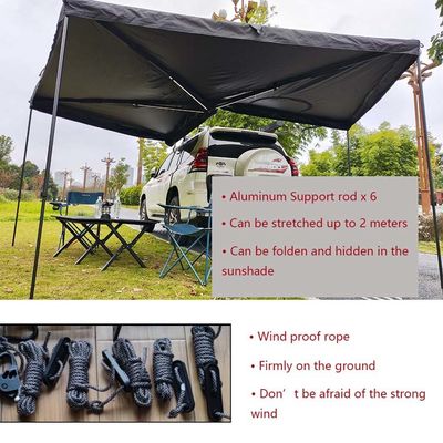 Waterproof Self Supporting 270 Degree Awning 270 Degree Wraptor Overland Awning For SUV Van Truck