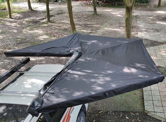 Free Standing UV50+ Wind Resistant 270 Degree Roof Rack Awning For Camping