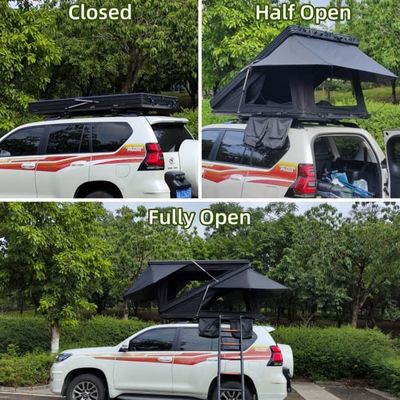 SUV Large Space Z Rooftop Tent 2 Person Rooftop Tent With Aluminum Honeycomb Oxford Fabric