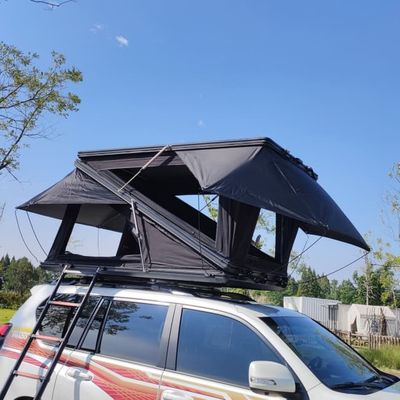 Customized Big Space Car Rooftop Tents With Double Rain Cover Square Rooftop Tent Z Style