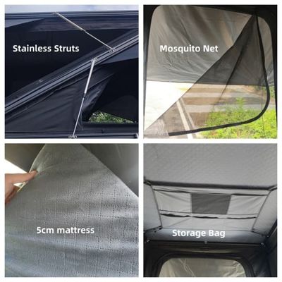 Overland 4X4 RTT Z Rooftop Tent With 320G Polyester Cotton 2.3m Telescopic Ladder