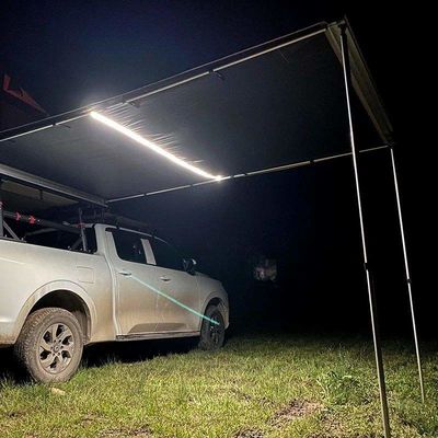 Waterproof Camouflage Car Side Tent Quick Automatic Opening With Aluminum Alloy Material