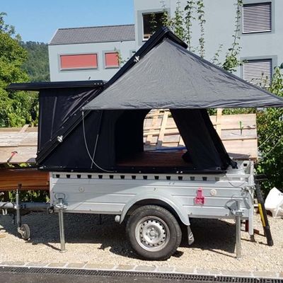 Convenient Free Ladder Rooftop Camper Tent 210*130*150CM Open Size