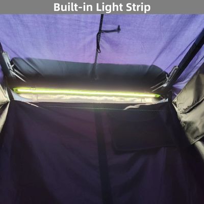 Overland Waterproof Camping Shower Tent With Lights Fast Open
