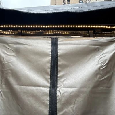 PVC Soft Shell Camping Shower Tent For Outdoor Camping With Roof