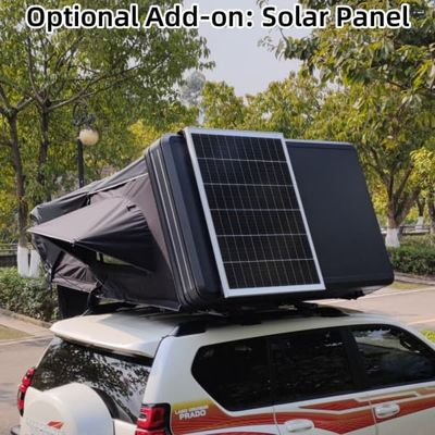 4 Person Pickup Canopy Aluminum Hard Shell Car Roof Top Tent For Camping