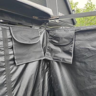 Pop-Up Outdoor Tenting LED Light Camping Shower Tent for Car Side Bathing Toilet