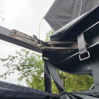 Portable Foldable Camping Shower Tent Awning Toilet Bathing Tent Built-in LED Strip Light