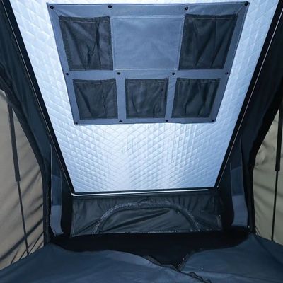 X Bracket Outside Camping Aluminum  Shell Roof Top Tent