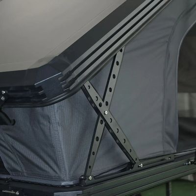 X Bracket Outside Camping Aluminum  Shell Roof Top Tent