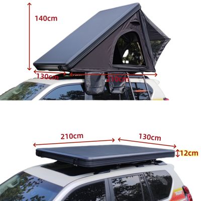 Outdoor Camping Offroad RTT SUV Clamshell Hardshell Slim Waterproof Rooftop Tent