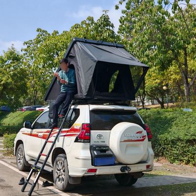 Outdoor Camping Offroad RTT SUV Clamshell Hardshell Slim Waterproof Rooftop Tent