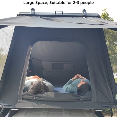 Ultra-thin Roof Top Tent 12cm Aluminum Hard Shell 320G Polyester Cotton