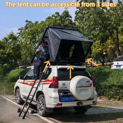Ultra-thin Roof Top Tent 12cm Aluminum Hard Shell 320G Polyester Cotton