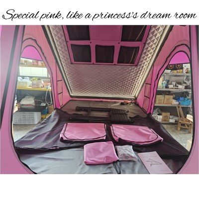Aluminum Hard Shell Roof Top Tent 210x132cm Waterproof >3000mm