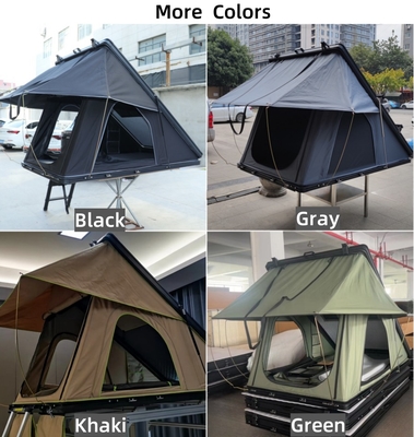 Aluminum Hard Shell Roof Top Tent 210x132cm Waterproof >3000mm
