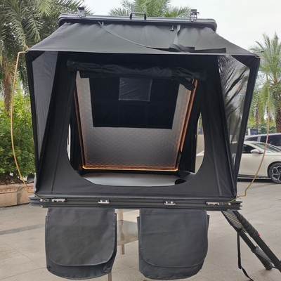 2-3 Person Triangle Roof Top Tent 210x132cm Aluminum Hardshell