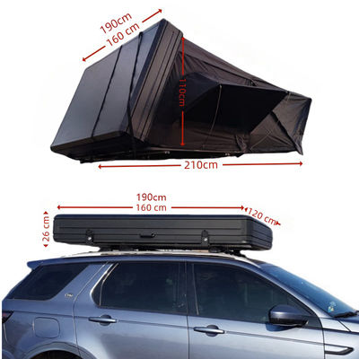 Side Open Hard Shell Roof Top Tent for 4x4 Off-Road SUV Van with Waterproof 2000-3000 Mm and 3-4 Person Capacity