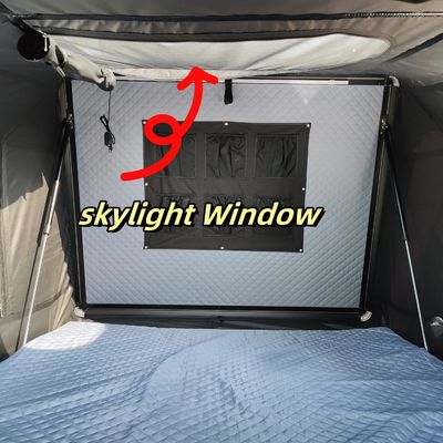 Side Open Hard Shell Roof Top Tent for 4x4 Off-Road SUV Van with Waterproof 2000-3000 Mm and 3-4 Person Capacity