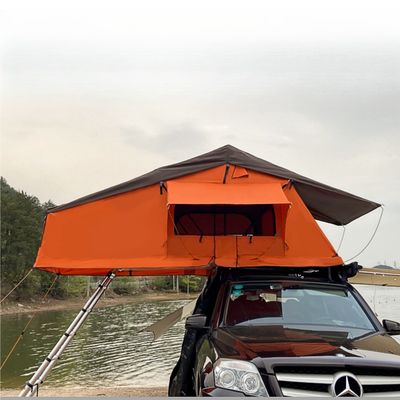 3-5 Person Waterproof >3000 mm Rooftop Tent with 420D Oxford Fabric for Camping Car