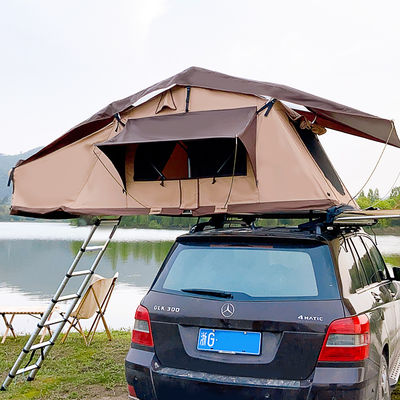 3-5 Person Waterproof >3000 mm Rooftop Tent with 420D Oxford Fabric for Camping Car