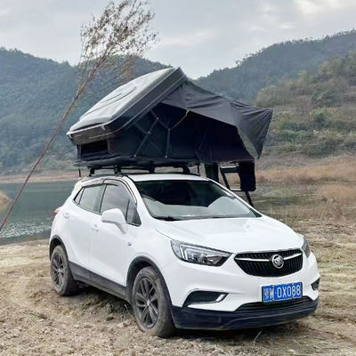 Hard Shell Roof Top Tent with 280G Polyester Cotton Waterproof 2000-3000 Mm for 3-4 Person Outdoor Camping