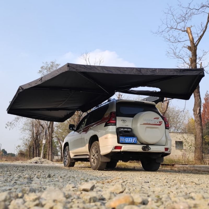 Extended 4X4 270 Degree Camper Awning Polyester Portable Side Open 1 Piece MOQ