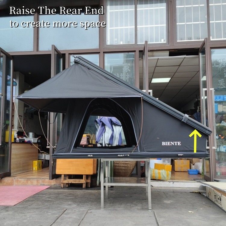 LED Light Aluminium Suv Rooftop Tent Camping Tent On Car Roof For SUV Truck Camping