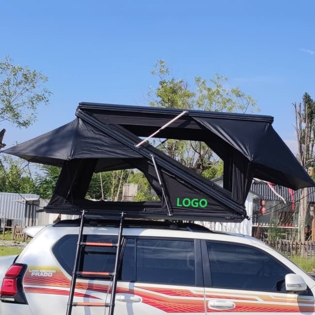 SUV Large Space Z Rooftop Tent 2 Person Rooftop Tent With Aluminum Honeycomb Oxford Fabric