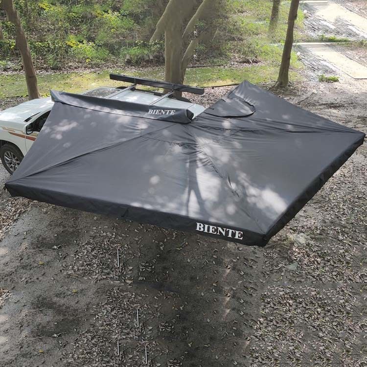 Automatic Opening Free Standing 270 Degree Vehicle Awning Sun Canopy