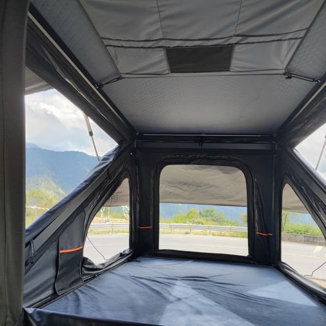 Overland 4X4 RTT Z Rooftop Tent With 320G Polyester Cotton 2.3m Telescopic Ladder