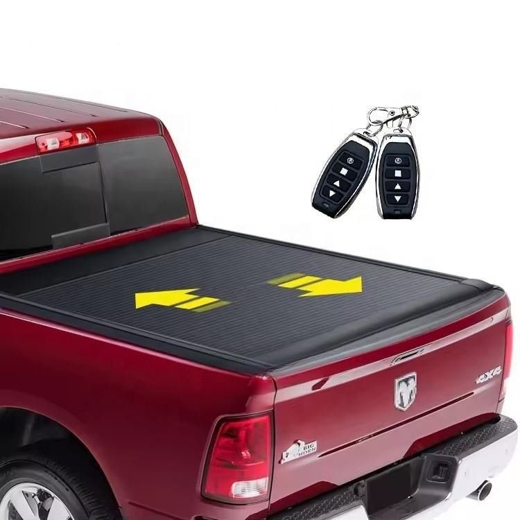 Waterproof Aluminum Alloy Electric Retractable Pickup Truck Bed Tonneau Cover for Ford Ranger T9