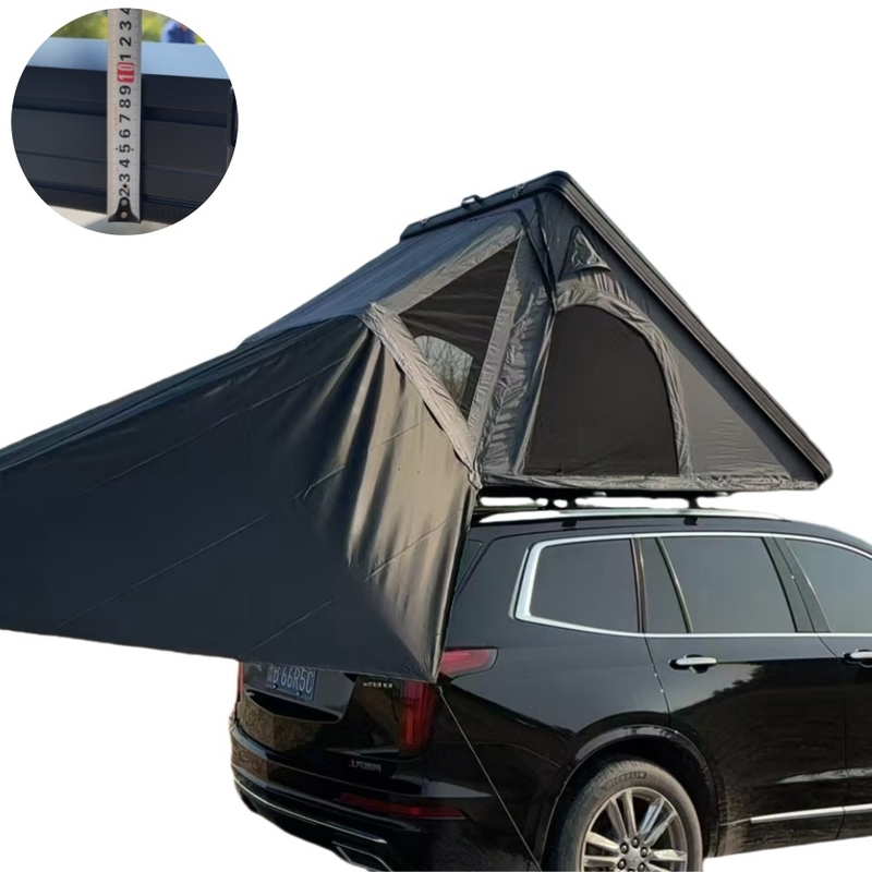 Ultra-thin Roof Top Tent 12cm Aluminum Hard Shell 320G Polyester Cotton