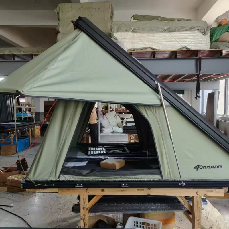 Triangle Rooftop Tent 210x132cm Aluminum Alloy Shell 320G Oxford Cloth