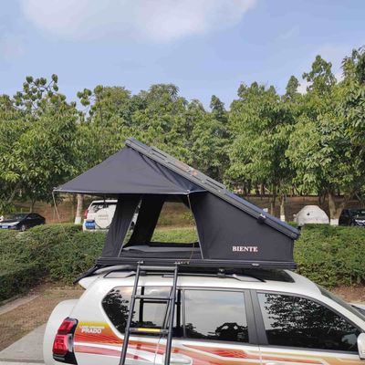 Black Khaki X Type Bracket Car Rooftop Tent With Customized Logo