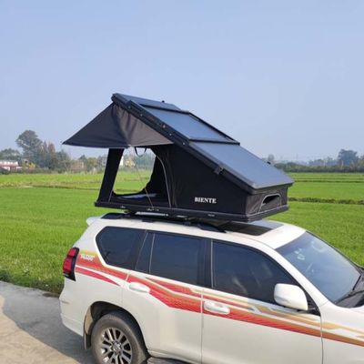 Foldable Truck Triangle Rooftop Tent With 320G Polyester Cotton Fabric