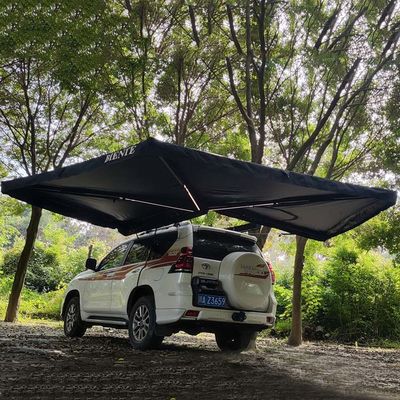 Retractable Easy Installation 270 Degree Freestanding Awning With Double Layers Aluminum Alloy