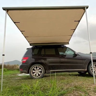 Retractable SUV Vehicle Side Awning Car Side Roof Awning With Oxford Fabric